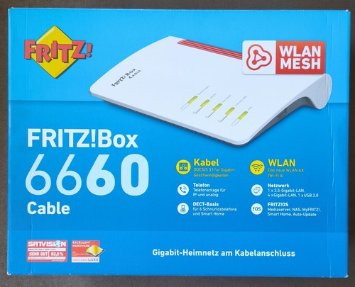 Fritz box 6660 - 6660, cable