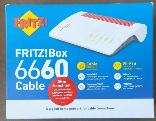 Fritz box 6660 - cable,