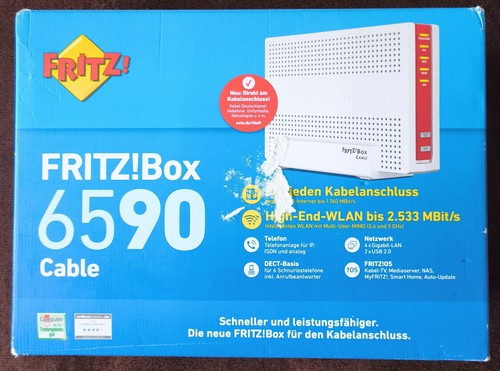Fritz box 6590 cable - 6590, frei